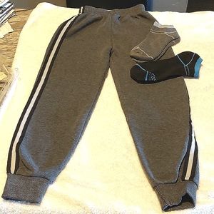 Boys Size 7 Gray Sweatpants